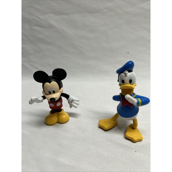 Disney Other - Disney‎ Mickey Mouse Donald Duck - Mini Figures Set Made In JP/China